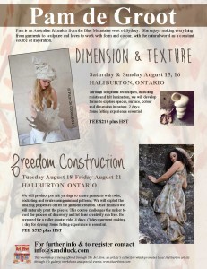 Pam de Groot Felt Workshops